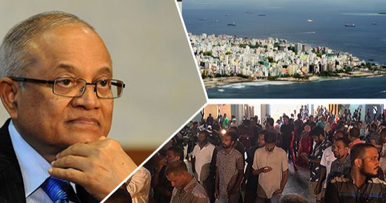 صور..أزمة سياسية بجزر السحر والجمال..رئيس المالديف يفرض الطوارئ 15 يوما..الشرطة تعتقل قاضيان بالمحكمة العليا والأخ غير الشقيق للرئيس..تحذيرات دولية من القمع..والرئيس السابق يستغيث بالهند لإنقاذ المعارضة والقضاء