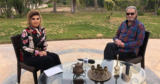 فاروق الفيشاوى ينتهى من تسجيل حلقة فى "أحلى النجوم" مع بوسى شلبى
