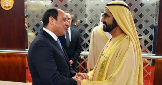 السيسي: علاقات مصر والإمارات تمثل نموذجا مثاليا للتعاون الاستراتيجى
