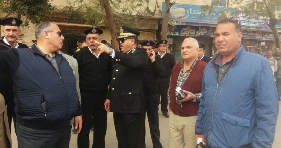صور.. حملة مكبرة على منطقة الصوت والضوء بالهرم لرفع الإشغالات
