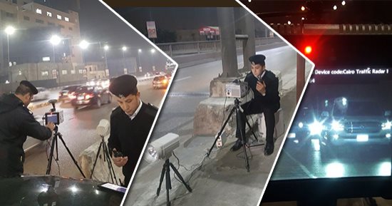 رادار المرور يضبط 1325 سيارة تسير بسرعات جنونية بالطرق السريعة