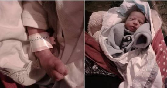 سيدة تتخلص من طفلها السفاح بعد ولادته بإلقائه أمام شقة بالمطرية