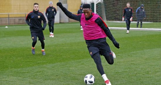 غالبية جماهير برشلونة تطالب بمشاركة مينا أساسيا أمام فالنسيا بالكأس 