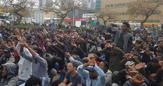 مظاهرات للأفارقة فى إسرائيل رفضا لطردهم وترحيلهم لرواندا