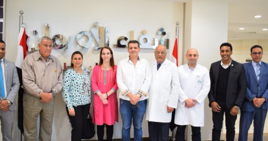 رئيسة الإتحاد البرلمانى الدولى تزور مرضى السرطان ومعالم الأقصر السياحية