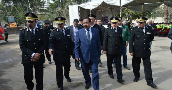 صور.. مدير أمن الإسكندرية يتفقد شرطة المرافق