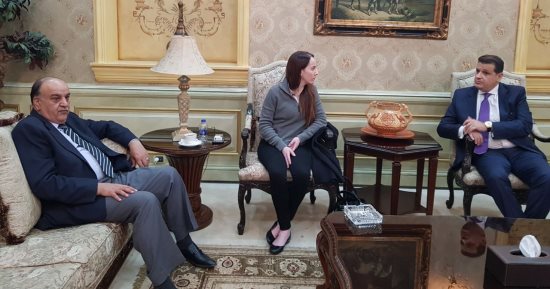 طارق رضوان يستقبل رئيس اتحاد البرلمان الدولى فى زيارة قصيرة لمصر