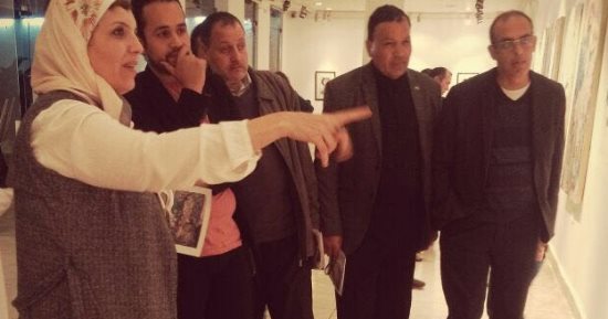 الفنانة هالة مختار تقيم معرض "هن حالات طارئة" لعرض لوحاتها التشكيلة