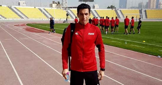 جهاد جريشة يجتاز اختبارات اللياقة البدنية للحكام استعداداً للمونديال