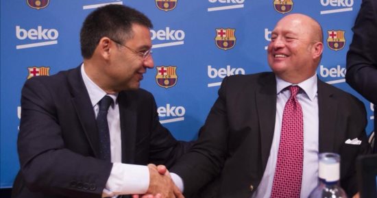 برشلونة يجدد عقده مع الراعى الرسمى مقابل 57 مليون يورو