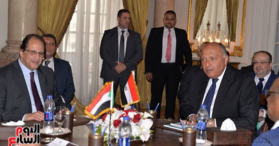سامح شكرى: اجتماعات "مصر والسودان" بحثت إزالة عقبات تعزيز علاقات البلدين