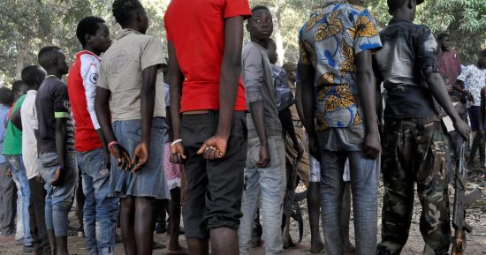  ننشر صور إطلاق سراح مئات الأطفال احتجزهم مسلحين فى جنوب السودان 