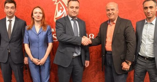 وزارة الرياضة تشارك المركز الثقافى الروسى فى تدشين البيت الروسى للمشجع المصرى