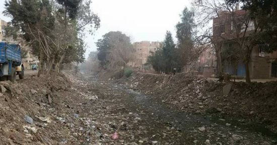 شكوى من جفاف ترعة بحر سيف فى قرية كفر طبلوها بالمنوفية