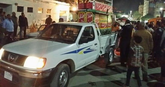 حمله ليلية لإزالة الإشغالات بجميع أحياء السويس