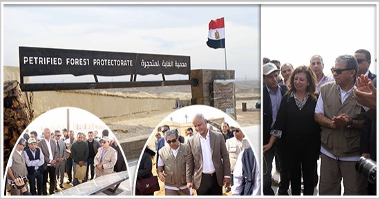 لا تأخذ شيئا معك..ولا تترك شيئا خلفك".. شعار محميتى الغابة المتحجرة ووادى دجلة بعد التطوير.. صخور دجلة شاهدة على 41 مليون سنة تاريخ.. وأعمال الترميم تشمل علامات إرشادية ولوحات معلوماتية.. ووزير البيئة: مش للبيع