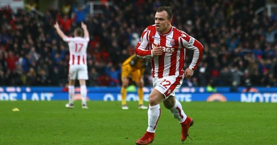 ليفربول يفاوض ستوك سيتى لضم شاكيرى