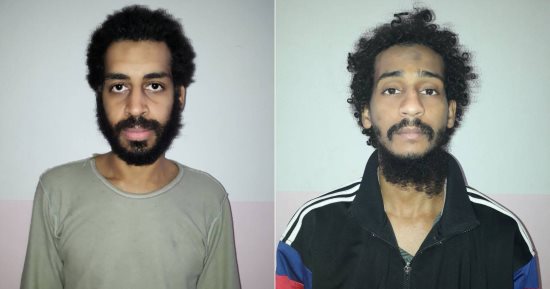 صور.. قوات سوريا الديمقراطية تعتقل بريطانيين ينتميان لداعش خلال محاولات فرارهما