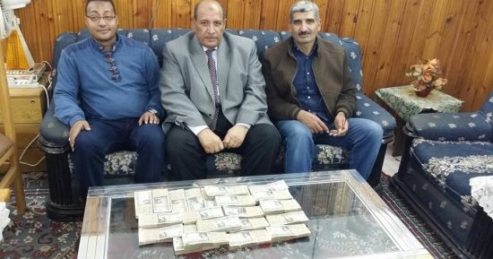 جمارك نوبيع تحبط محاولة تهريب كمية من النقد المصرى