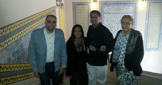 سفير الهند  وعائلته يزور متحف محمد على بالمنيل