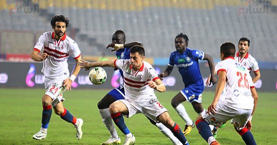 كبير الياوران ووزير الرياضة فى نهائى كأس مصر