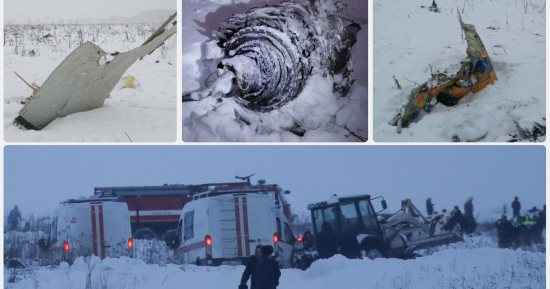 صور.. روسيا تضاعف عدد رجال الإنقاذ لـ532 شخصا بحثا عن ضحايا الطائرة المنكوبة
