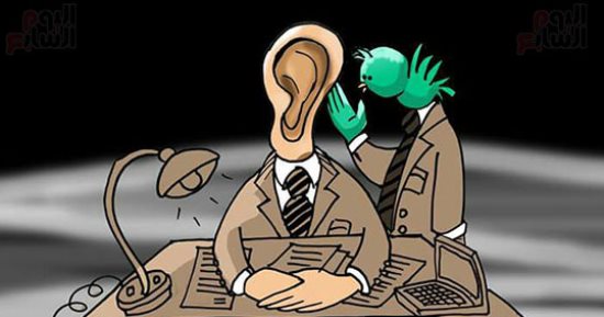 حال الدنيا.. "العصفورة" تغزو المؤسسات فى كاريكاتير اليوم السابع
