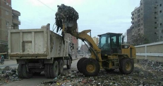 حملة نظافة للقضاء على الباعوض والزواحف بالخانكة