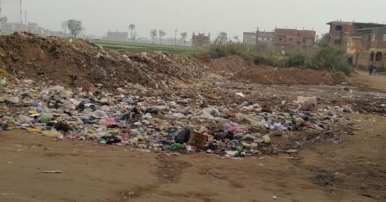 قارئ يشكو من انتشار القمامة بقرية مجربة فى المنوفية