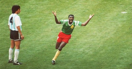 جول مورنينج.. أومام بييك يصدم الأرجنتين فى كأس العالم 90 