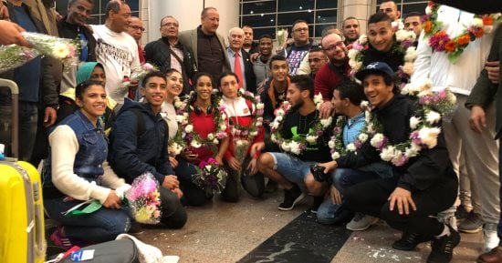 منتخب المصارعة النسائية يتوجه إلى بلغاريا للمشاركة فى بطولة العالم