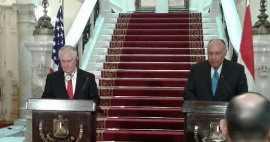 وزير الخارجية الأمريكى :مصر تتعامل مع إرهاب داعش وحدها وندعمها فى عمليات سيناء