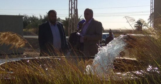 صور.. وكيل وزارة الرى بالوادى الجديد يتفقد عدد من آبار الرى بمركز باريس