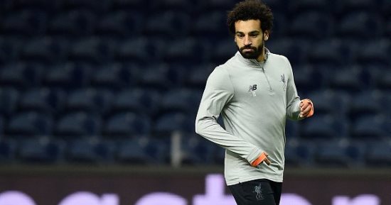 محمد صلاح على مقاعد بدلاء ليفربول أمام بورتو فى دورى أبطال أوروبا 