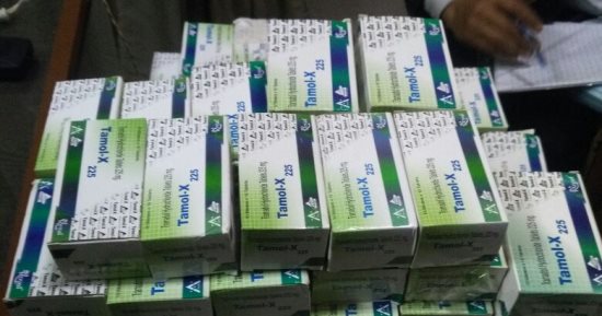 ضبط 16 ألف و400 قرص تامول داخل صيدلية بالشرقية