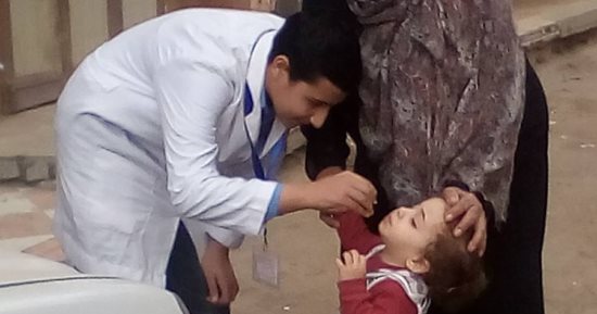 الصحة تطلق الحملة القومية للتطعيم ضد شلل الأطفال بجميع المحافظات