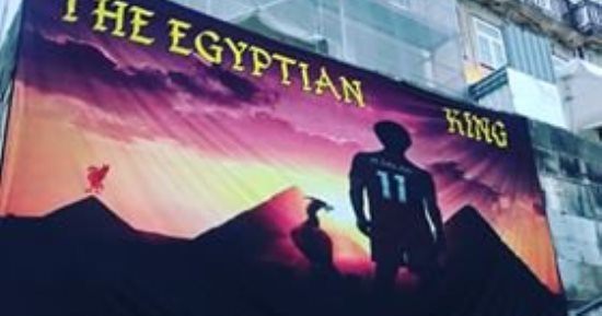 محمد صلاح الملك المصرى يغزو شوارع بورتو قبل موقعة دورى الأبطال.. صور