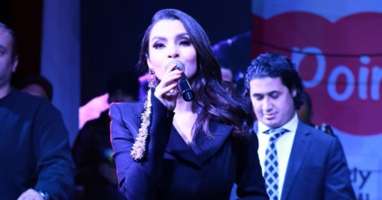 صور.. كارمن سليمان تتألق فى حفل عيد الحب بالمعادى  