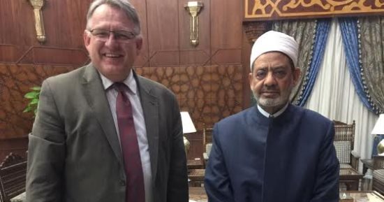 ‎شيخ الأزهر يلتقى مدير المعهد السويدى فى الإسكندرية لبحث سبل التعاون