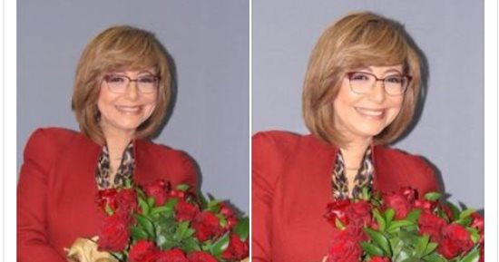 هدية عيد الحب تصل لميس الحديدى داخل الأستوديو من "دبى"