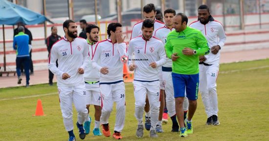 مران الزمالك.. تأهيل كاسونجو وجمعة وعبد الغنى والاستعانة بالحزام المطاط