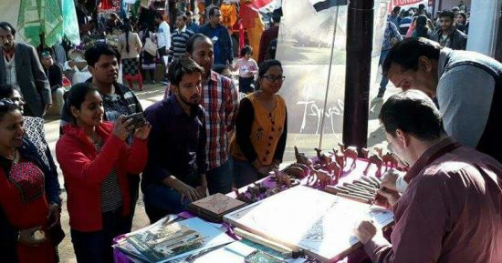 الفنون الشعبية والحرف التقليدية المصرية تجذب الجمهور فى مهرجان "سوراجوكوندا" بالهند