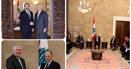 بيروت تحرج واشنطن.. وزير خارجية لبنان يتخلف عن استقبال نظيره الأمريكى.. الرئيس يتجاهل لقاءه عدة دقائق.. ويهدد: لا تفاوض على حدودنا البرية أو البحرية.. ولازلنا نلتزم الهدوء.. والمبعوث الأمريكى يغادر "صفر اليدين"