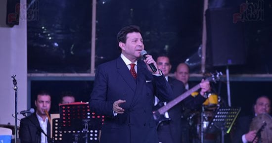 صور .. هانى شاكر ووائل جسار ..زمن الفن الجميل يشرق على نيل القاهرة 