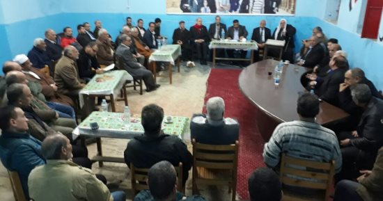 صور.. كبار عائلات بلبيس يجتمعون لحث الأهالى على المشاركة فى انتخابات الرئاسة