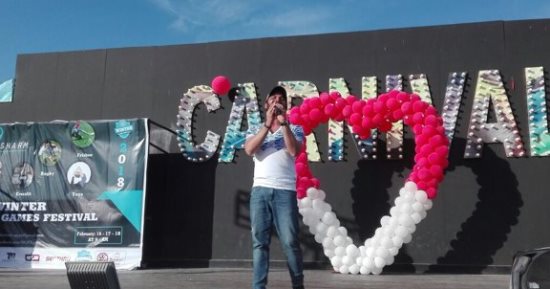 محمد رشاد يحيى حفل افتتاح مهرجان العاب الشتاء