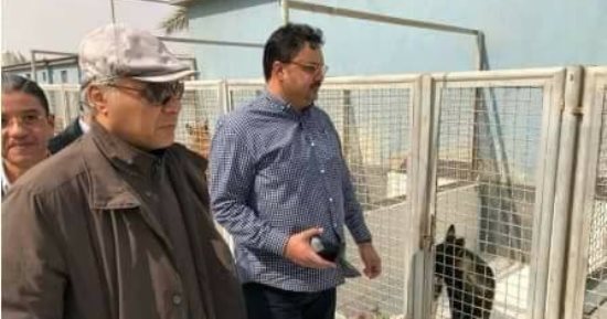 صور.. وفد ليبى يزور أكاديمية تدريب الكلاب لاستجلاب عدد منها لليبيا