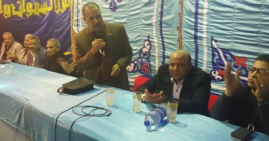 مؤتمر حاشد لتأييد الرئيس السيسى فى ضيافة عائلة "العيون" ببدارى أسيوط