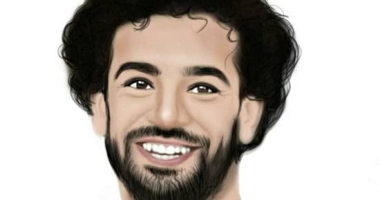 "شروق أبو العزم" تبدع فى رسومات فيكتور آرت لمشاهير الفن والرياضة