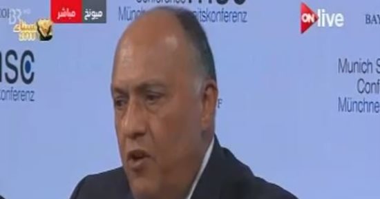 فيديو.. سامح شكرى: نتعاون مع دول المنطقة بتبادل معلومات استخباراتية لمكافحة الإرهاب